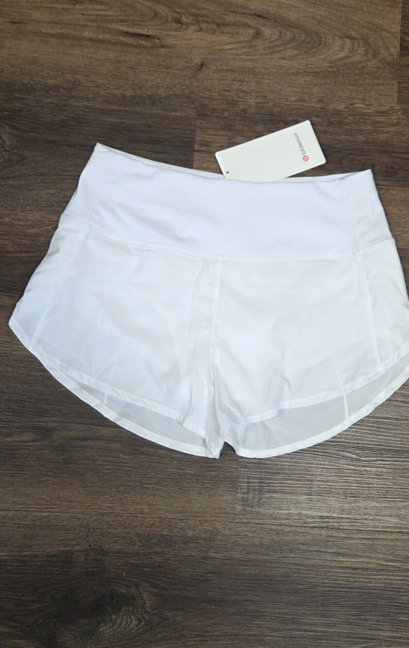Lululemon Speed Shorts - White